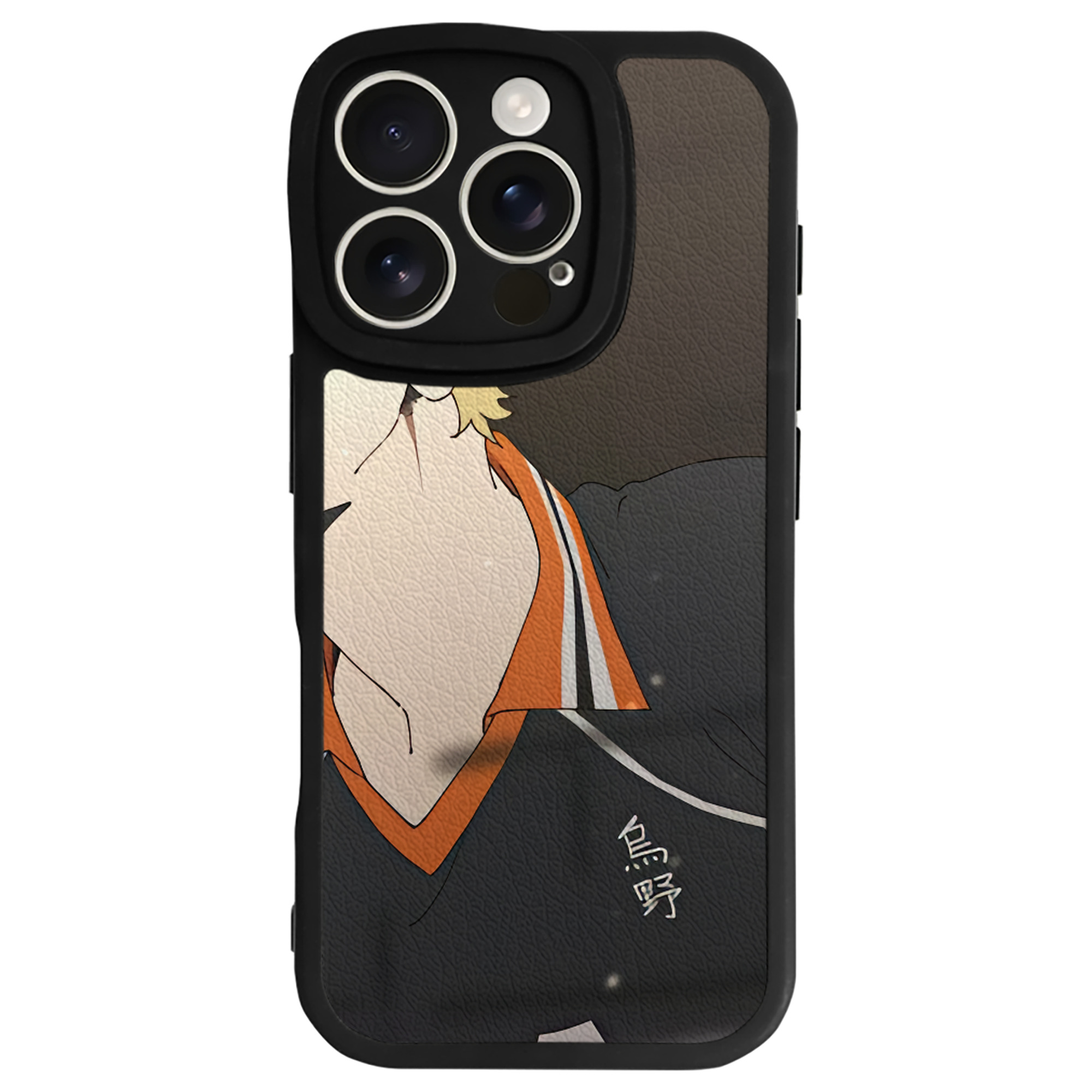 （画像用） ハイキュー!! Haikyu!! 【iPhone 16シリーズ対応】シリコンスマホケース（レザー調） 材質：シリコン